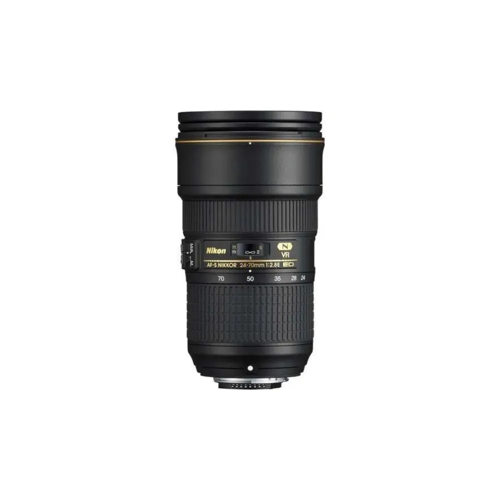 Nikon AF-S NIKKOR 24-70mm f/2.8E ED VR professional zoom lens