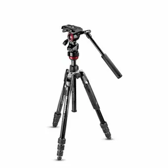 Manfrotto Befree Live travel video tripod with aluminum lever locks