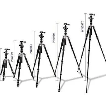 HPUSN 035 Pro + hp223 carbon fiber portable tripod suit for camera carbon fiber portable tripod suit for camera - Image 4