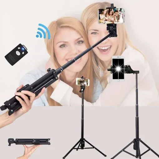Alternative view of Yunteng VCT-1688 3 in 1 Mini Tabletop Selfie Tripod