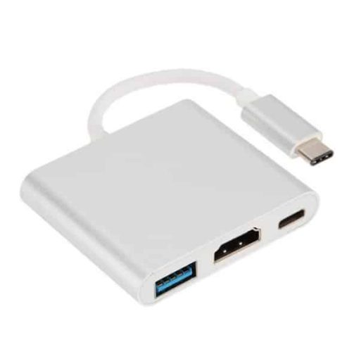 Type-C To HDMI+USB+Type-C Adapter