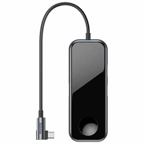 Baseus UCN3272 Type-C 3.0 HUB USB 3.0 Audio 4k HD PD Watch Wireless Charger Dock