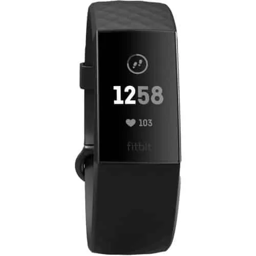 Alternative view of Fitbit Charge 3 Fitness Wristband (Black/Graphite Aluminum)