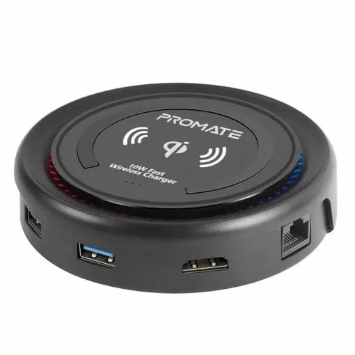 Promate Centerhub All-in-One USB-Câ„¢ Hub with 100W