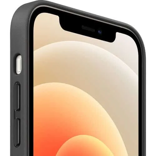 Alternative view of Apple iPhone 13 / 13 Pro & 13 Pro Max Leather/Silicone Case with MagSafe (Black)