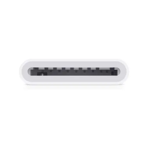 Alternative view of Apple Lightning to SD Card Camera Reader