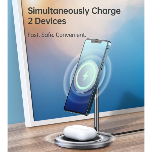 Choetech 2 in 1 Magnetic Wireless Charger (with Type-C to Type-C 15W Cable) - Image 5