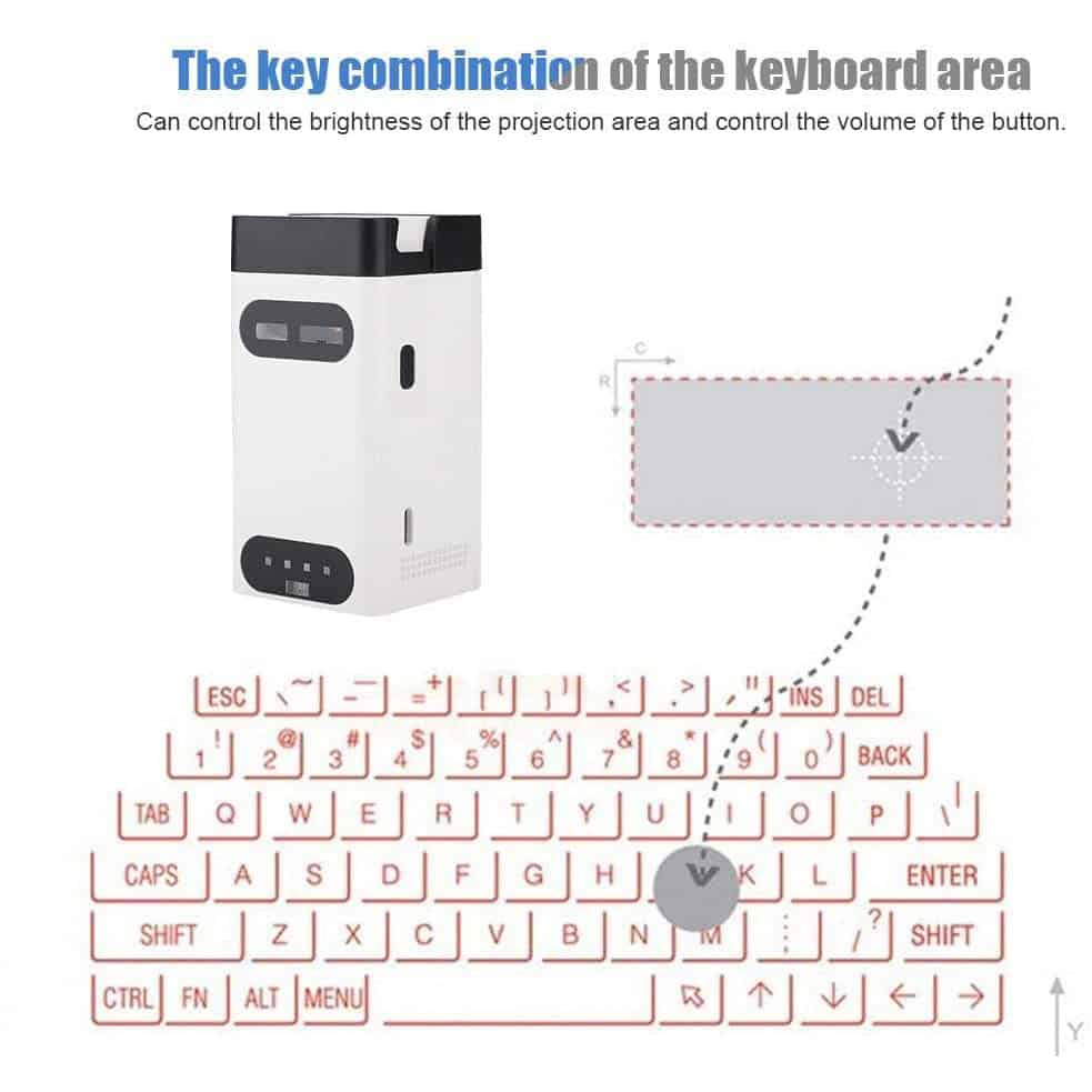 M1 Laser Projection Wireless Keyboard - Image 2