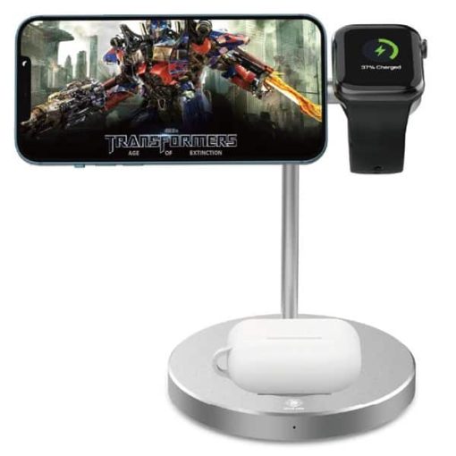 Alternative view of Green Lion 3 in 1 MagSafe Fast Wireless Charger