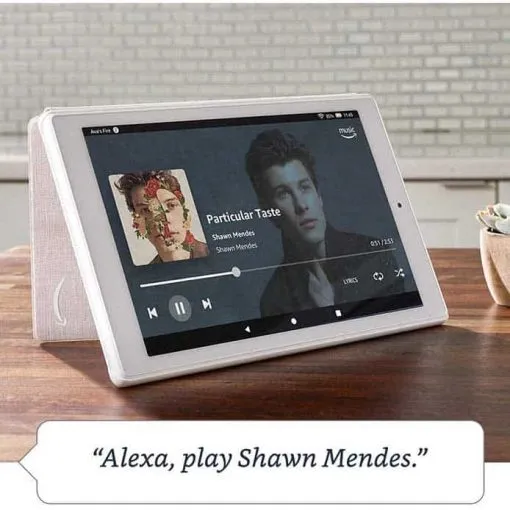 Alternative view of Amazon Fire HD 10 With Alexa Tablet (10.1" 1080p full HD display, 32 GB) – Black