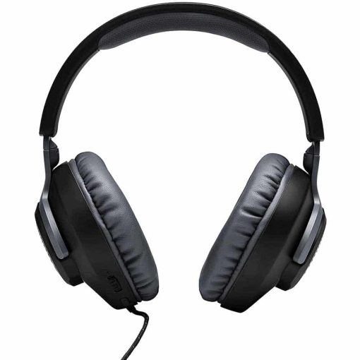 Alternative view of JBL Quantum 100 - Wired Over-Ear Gaming Headphones - Black