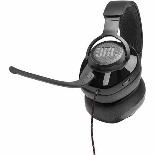 Alternative view of JBL Quantum 200 - Wired Over-Ear Gaming Headphones - Black, Large