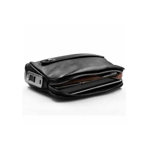 Alternative view of Men's Fingerprint Bags for Men Leather Hand Bag