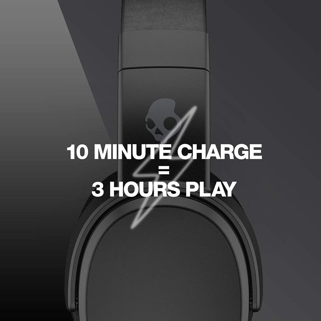 Skullcandy Crusher Wireless Over-Ear Headphones - Black - Image 3