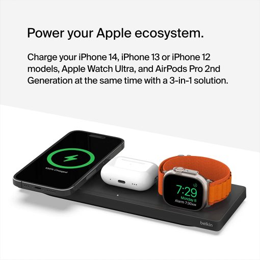Belkin MagSafe 3-in-1 Wireless Charging Pad - Image 4