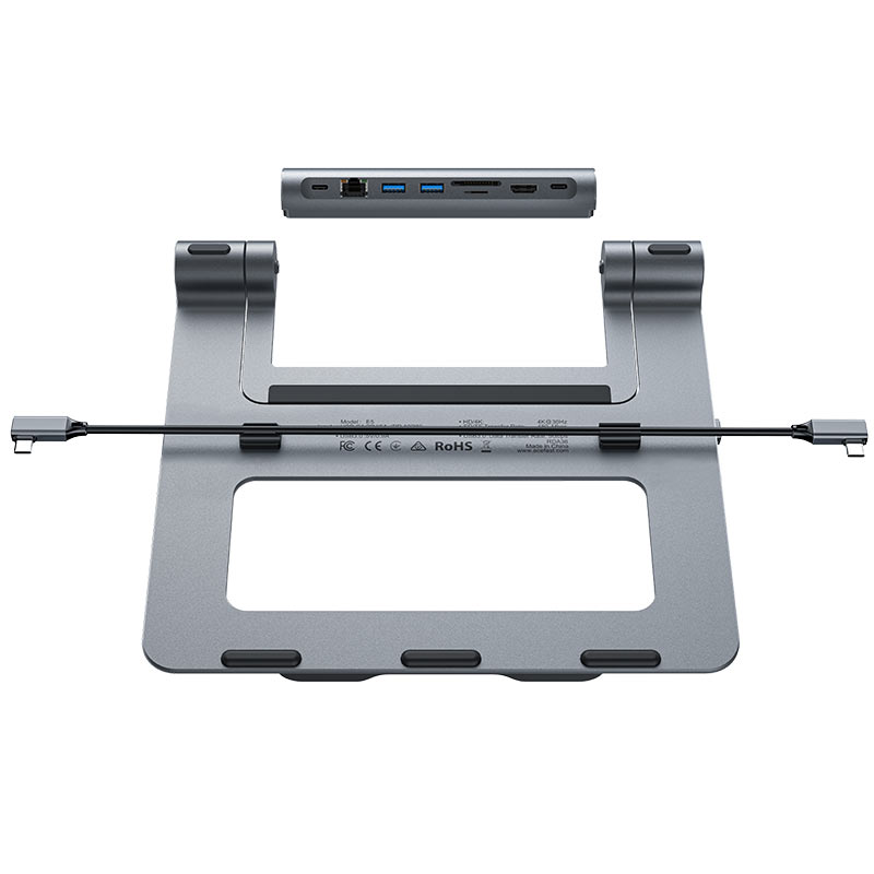 ACEFAST Luxury Multifunctional Laptop Stand with Hub E5 Plus - Image 4