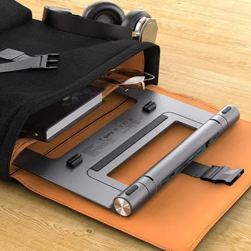 Alternative view of ACEFAST Luxury Multifunctional Laptop Stand with Hub E5 Plus
