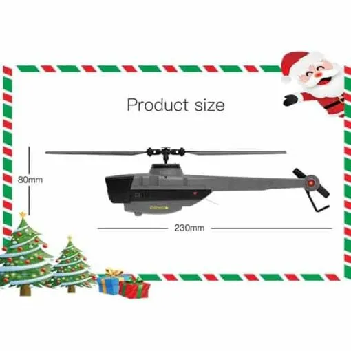 Alternative view of RC Helicopter with Camera for Adults, C128 Ultimate Sentry Drone