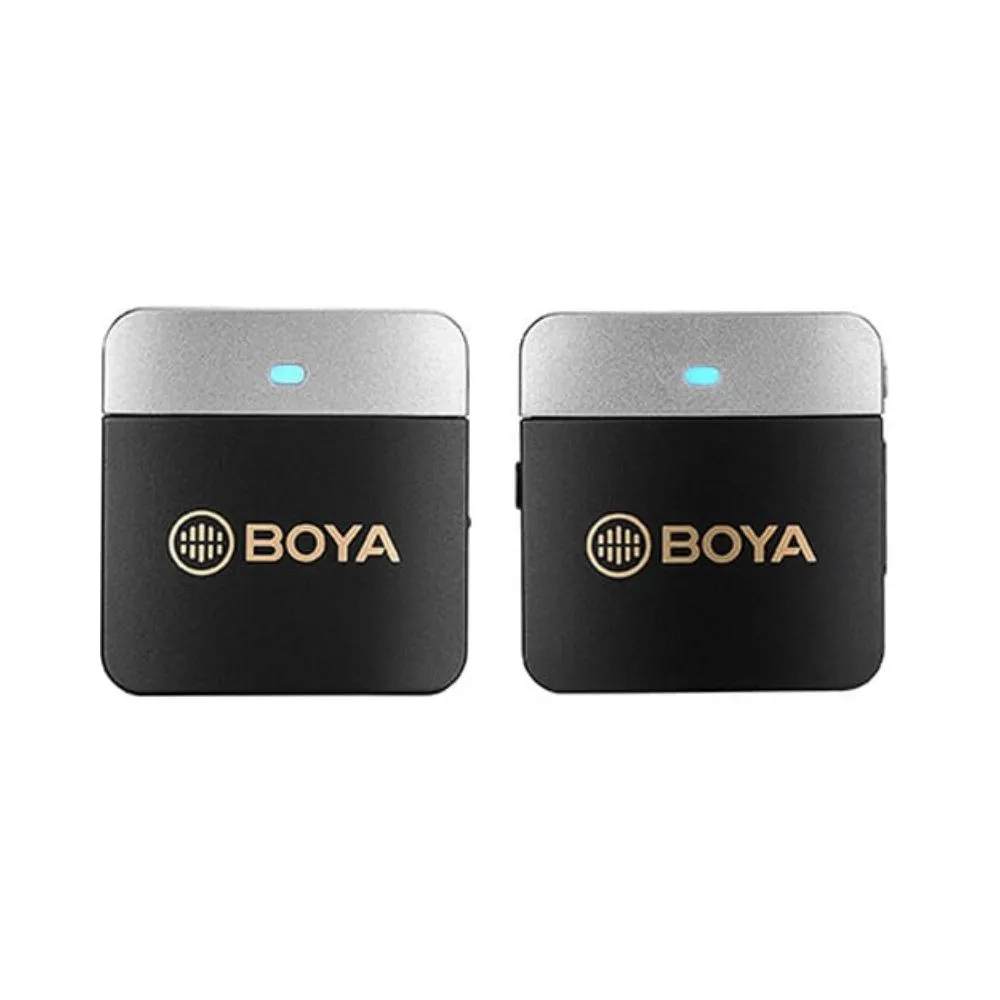 BOYA BY-M1V1 Wireless Microphone System for Cameras and Smartphones (2.4 GHz)