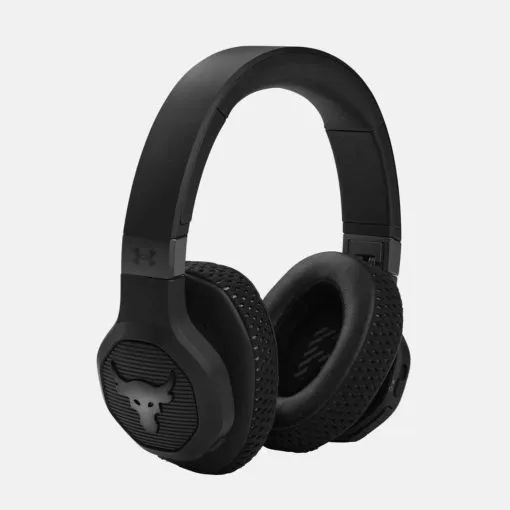 JBL Under Armour Project Rock Wireless Over-the-Ear Headphones - Black - Image 3