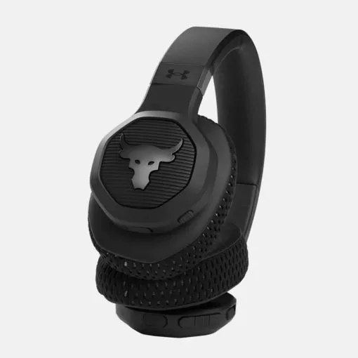 JBL Under Armour Project Rock Wireless Over-the-Ear Headphones - Black - Image 5