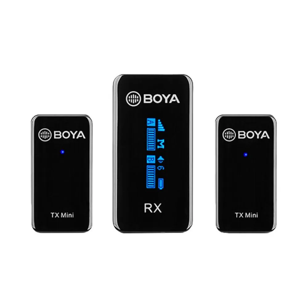 BOYA BY-XM6-S2 Mini Ultracompact 2-Person Wireless Microphone System