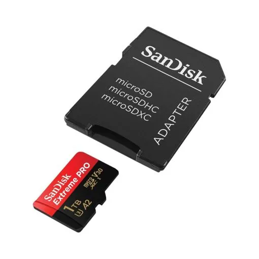 SanDisk Extreme PRO microSDXC UHS-I Memory Card 1 TB + Adapter