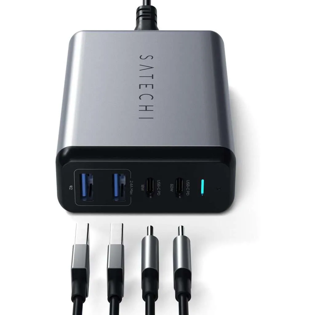 Satechi 75W Dual Type C PD Travel Charger Adapter Multiport - Image 2