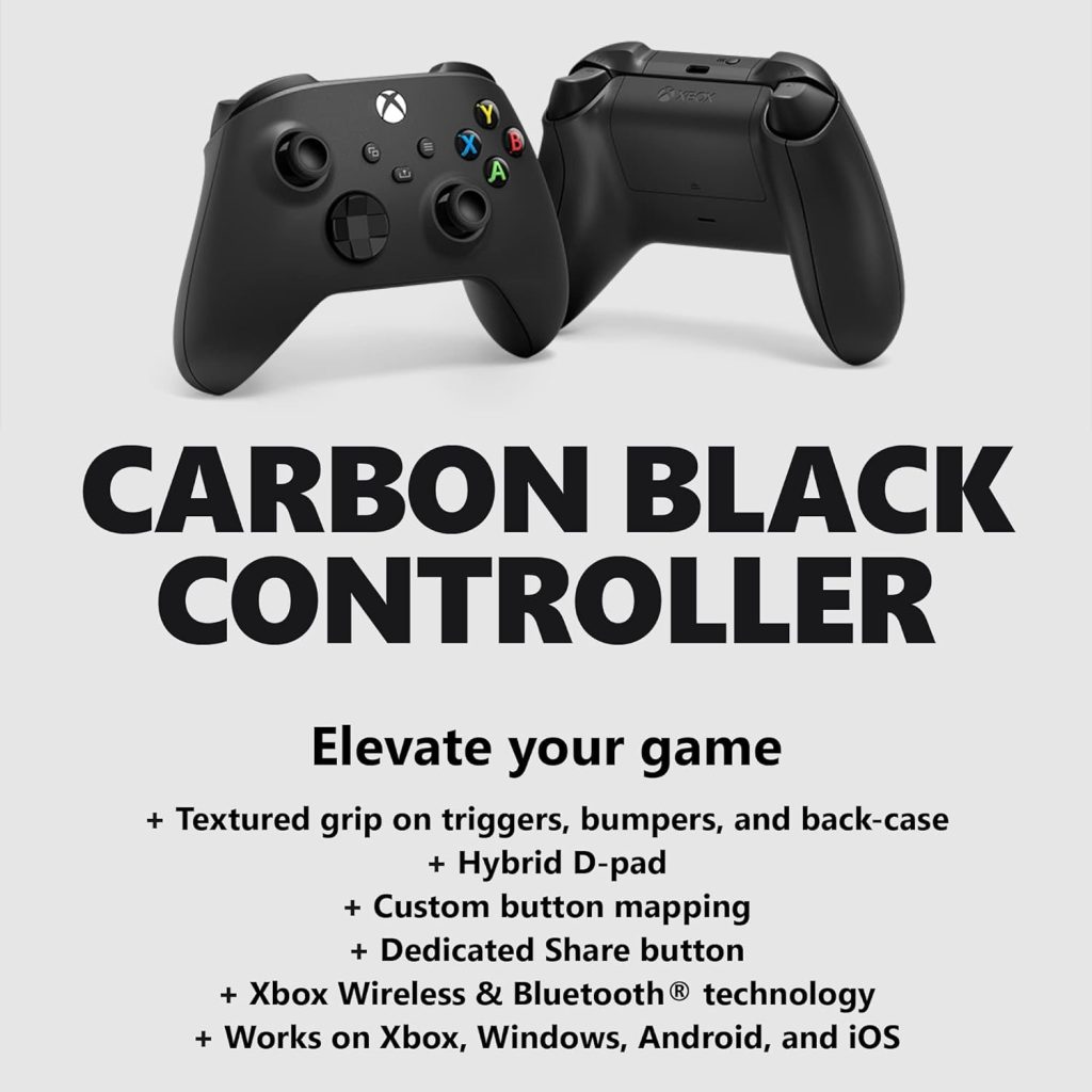Microsoft Xbox Wireless Controller Carbon Black - Image 5
