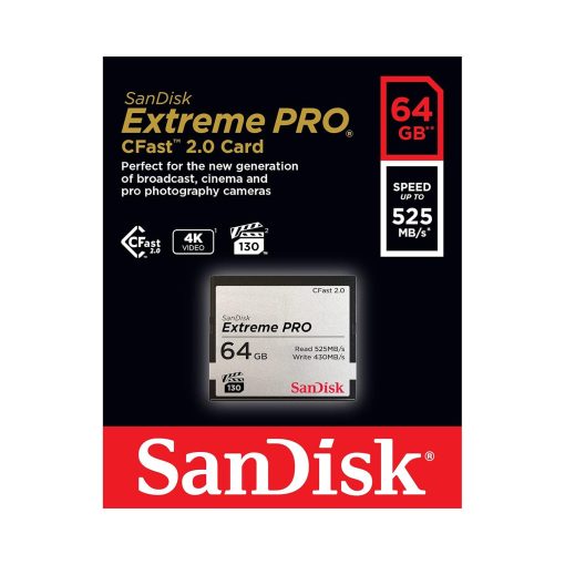 SanDisk-CFast-2.0 - 64GB Extreme PRO Memory Card