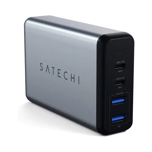 Satechi 75W Dual Type C PD Travel Charger Adapter