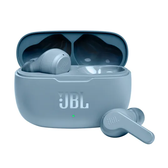 JBL Wave 200 TWS Bluetooth Truly Wireless in Ear Earbuds (Blue)