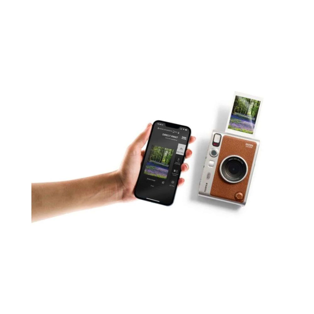 FUJIFILM INSTAX MINI EVO Hybrid Instant Camera (Brown) - Image 10