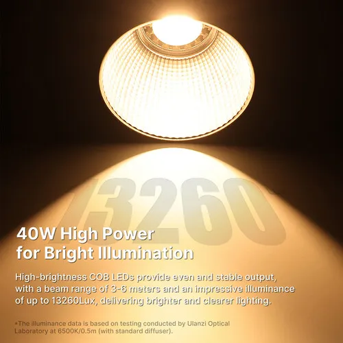 Alternative view of ULANZI LT028 40W Portable LED Video Light