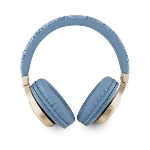 Alternative view of Guess PU 4G Leather BT Headphone Sound with Script Metal Logo - Blue
