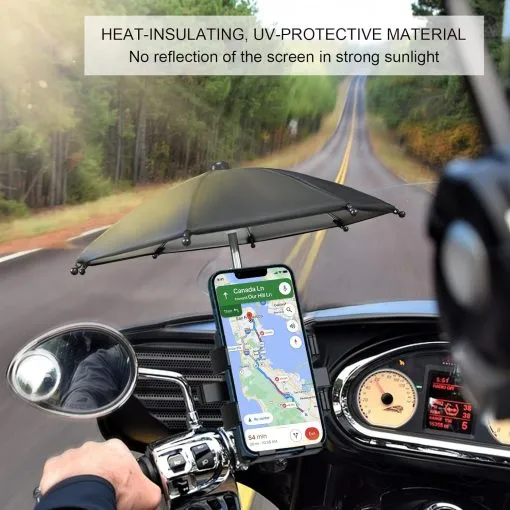 Alternative view of Bike Phone Holder with Mini Sunshade Umbrella ZX-Y66