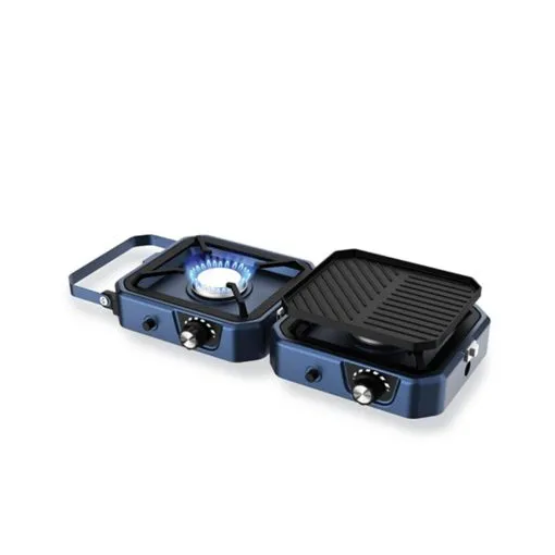 Green Lion 2 IN 1 Portable Camping Stove - Blue