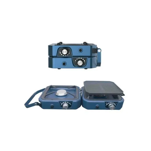 Green Lion 2 IN 1 Portable Camping Stove - Blue
