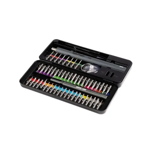 Green Lion 58 IN 1 Electric Screwdriver Set - Black