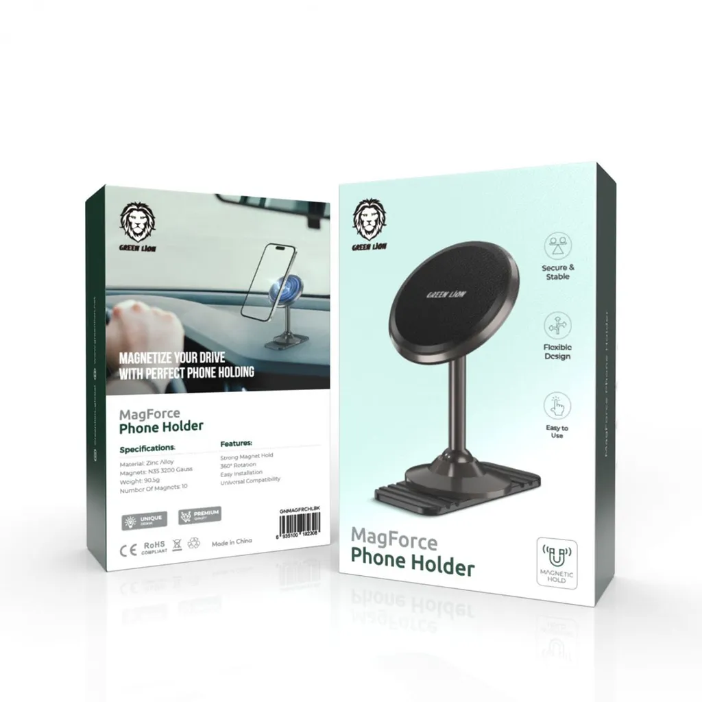Green Lion MagForce Phone Holder - Matte Black
