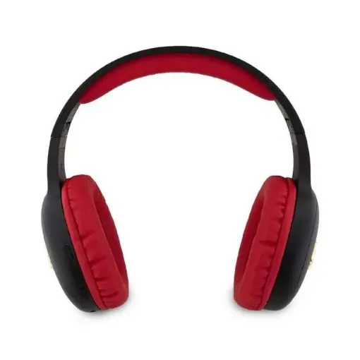 Alternative view of Hello Kitty Bluetooth Headphones Metal Logo Oval Shape - Black
