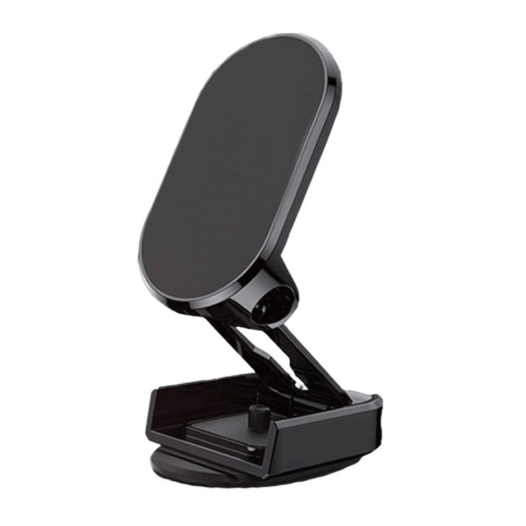 Porodo Dashboard N50x6 Magnet Phone Holder with Metal Plate – Black