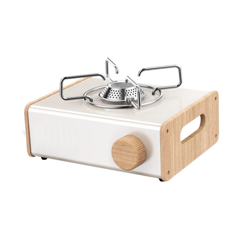 Porodo Lifestyle Camping Portable Single Burner Gas Stove 2800W – Light Brown