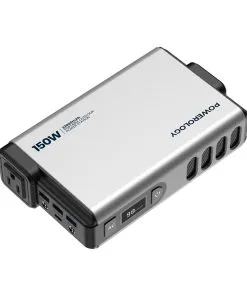 Powerology Mini Power Station with AC Output 150W 32000mAh PD 100W - Gray