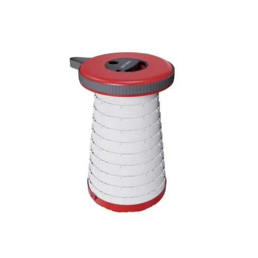 Porodo Camping Telescopic LED (White/Yellow) Stool