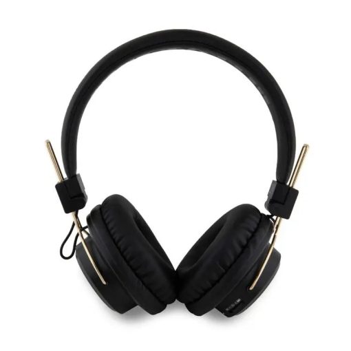 Alternative view of Hello Kitty Bluetooth Headphones Metal Logo Round Shape - Black