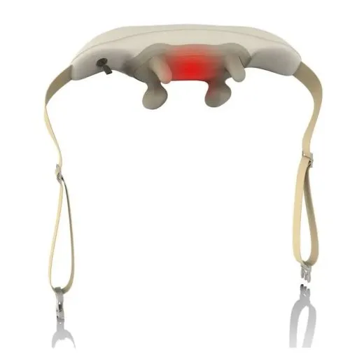 Porodo Neck & Shoulder Kneading Massager With Heat Compress - White