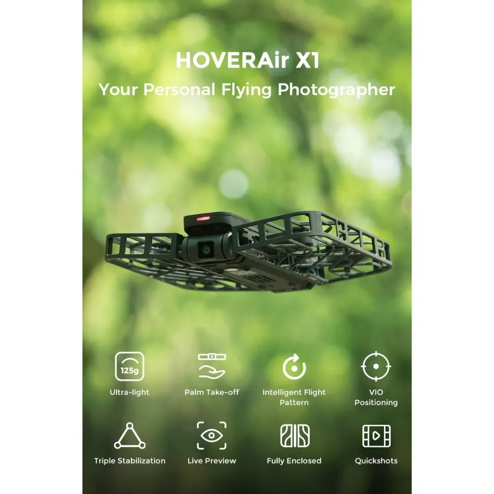 HOVERAir X1 Self-Flying Camera Drone (Open Box) - Image 5