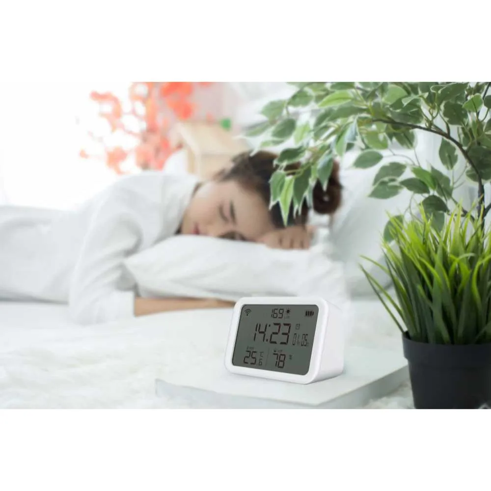 Porodo WiFi Smart Clock - Ambience Sensor - Image 3