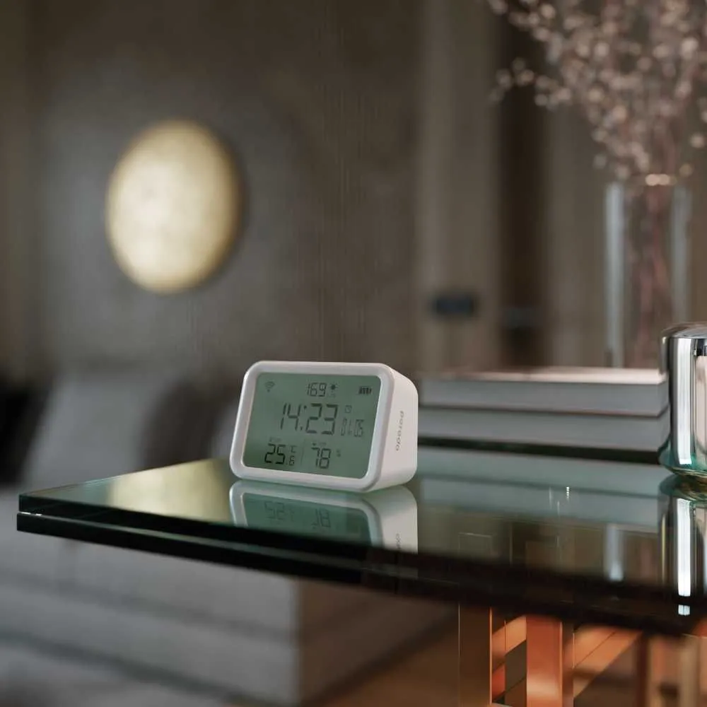 Porodo WiFi Smart Clock - Ambience Sensor - Image 2